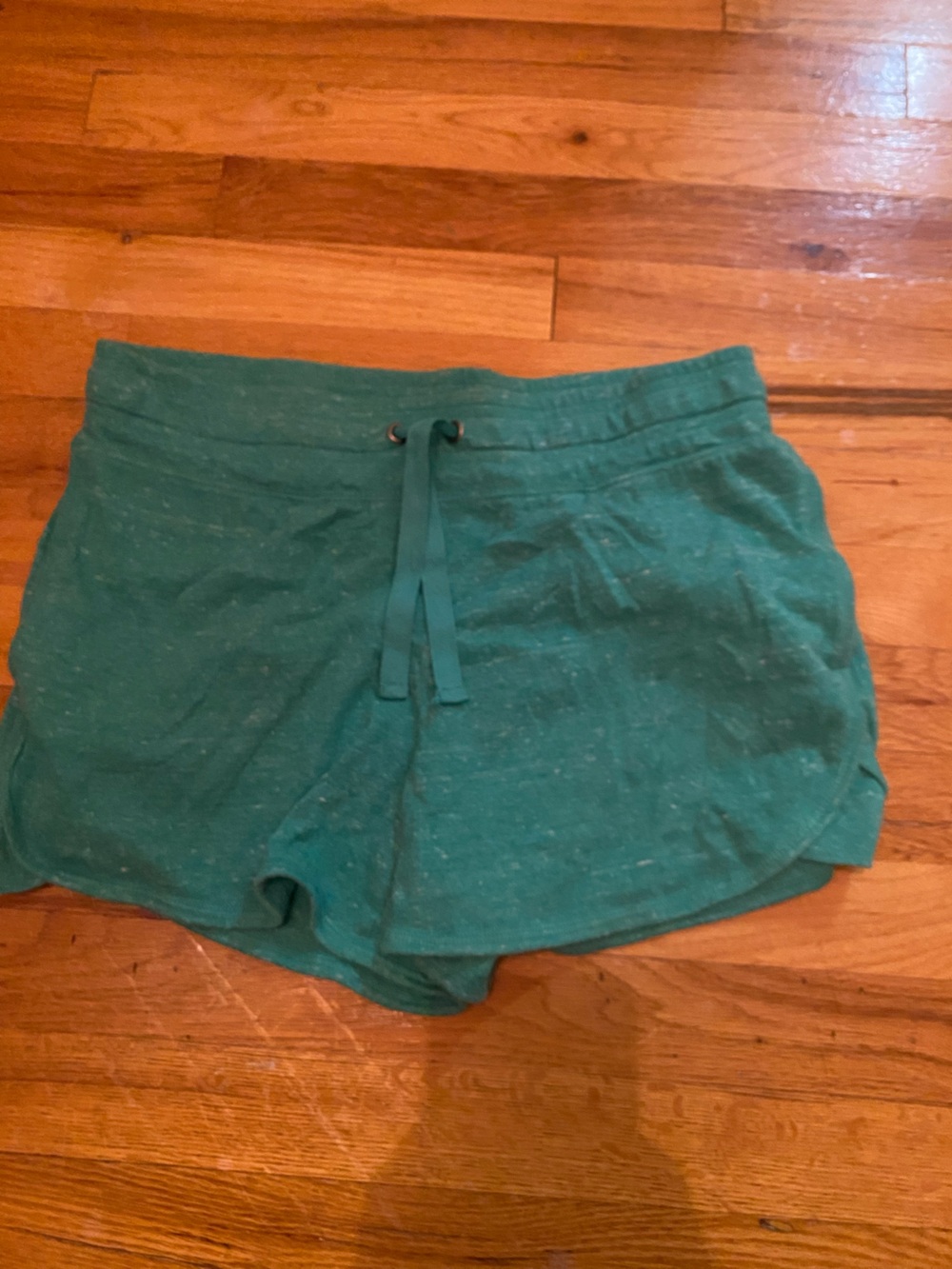 Athletic Works Teal Green Drawstring Athletic Shorts